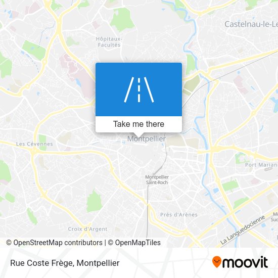 Rue Coste Frège map