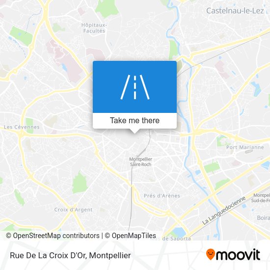 Rue De La Croix D'Or map