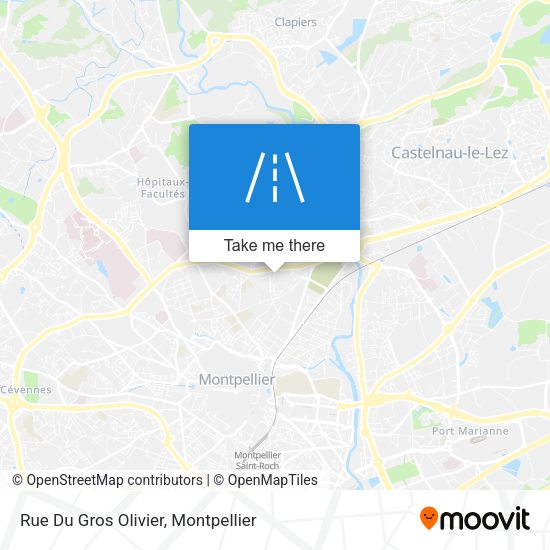Rue Du Gros Olivier map