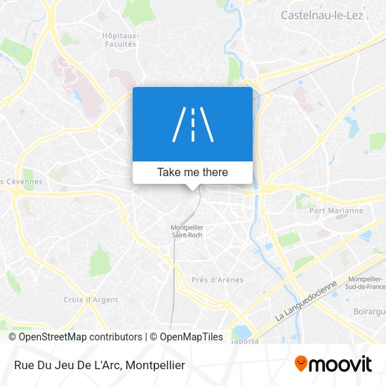 Rue Du Jeu De L'Arc map