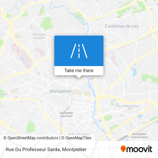 Rue Du Professeur Sarda map