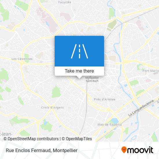 Rue Enclos Fermaud map