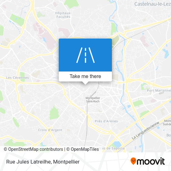 Rue Jules Latreilhe map