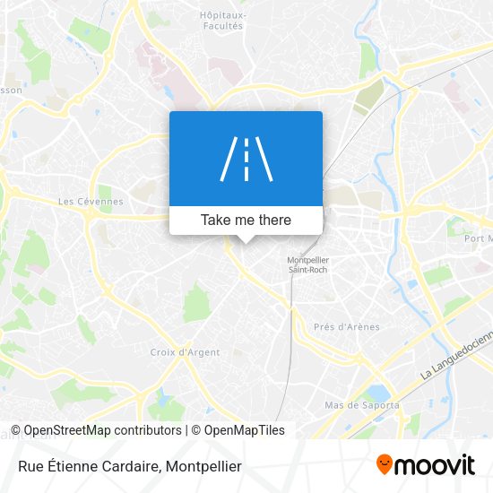 Rue Étienne Cardaire map