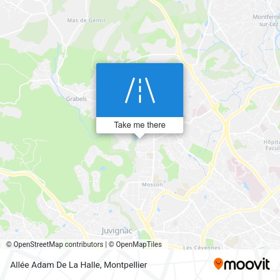 Allée Adam De La Halle map