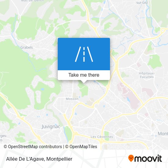 Allée De L'Agave map