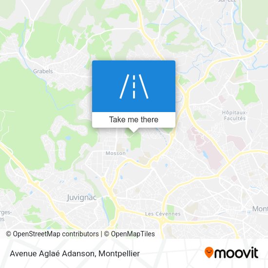 Avenue Aglaé Adanson map
