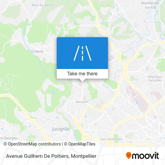 Avenue Guilhem De Poitiers map