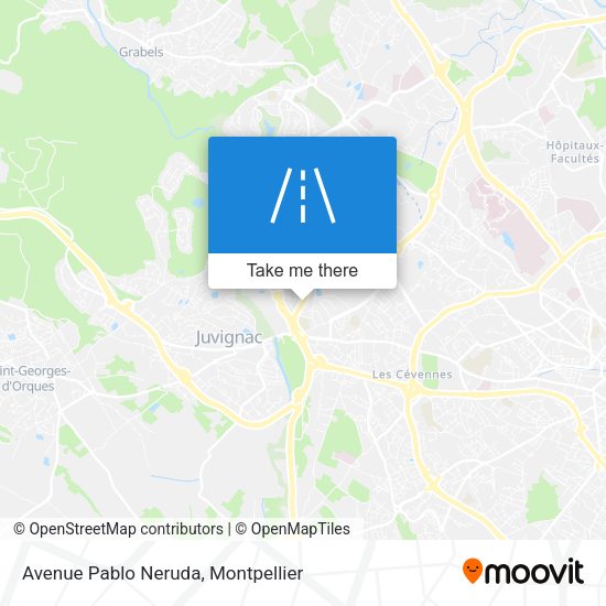 Avenue Pablo Neruda map