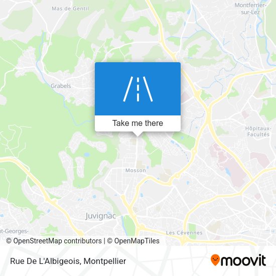 Rue De L'Albigeois map