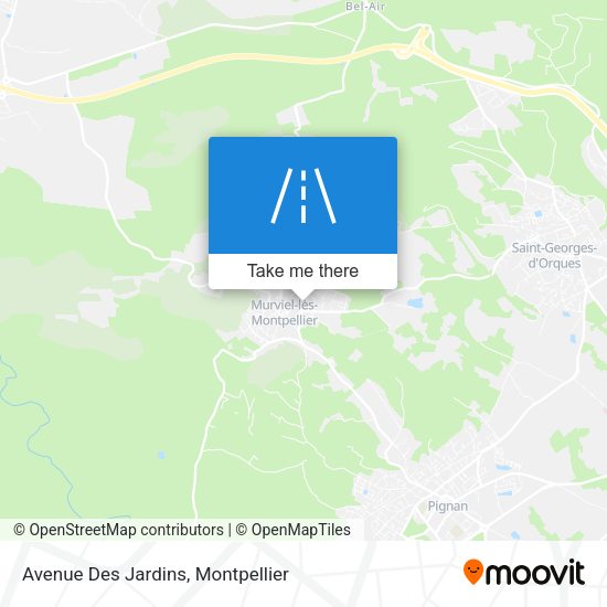 Avenue Des Jardins map