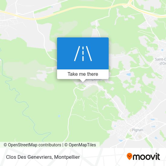 Clos Des Genevriers map