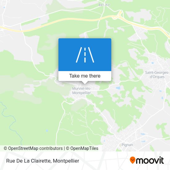 Rue De La Clairette map