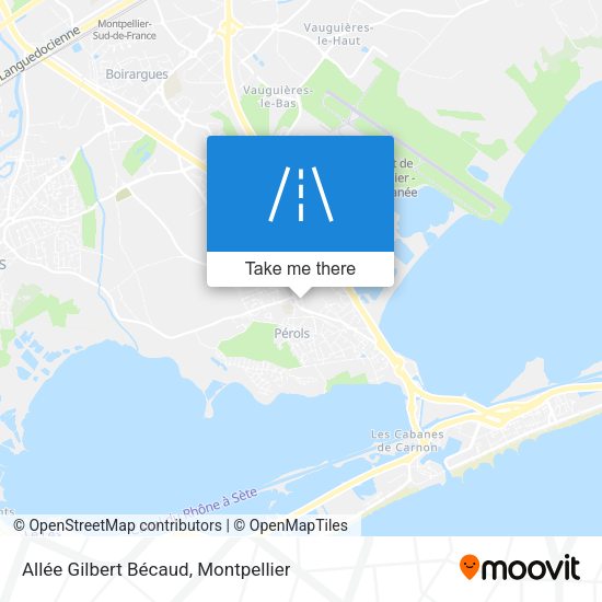 Allée Gilbert Bécaud map