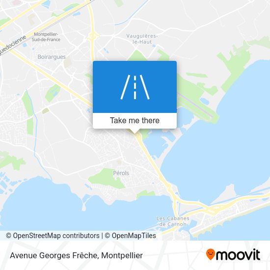 Avenue Georges Frêche map