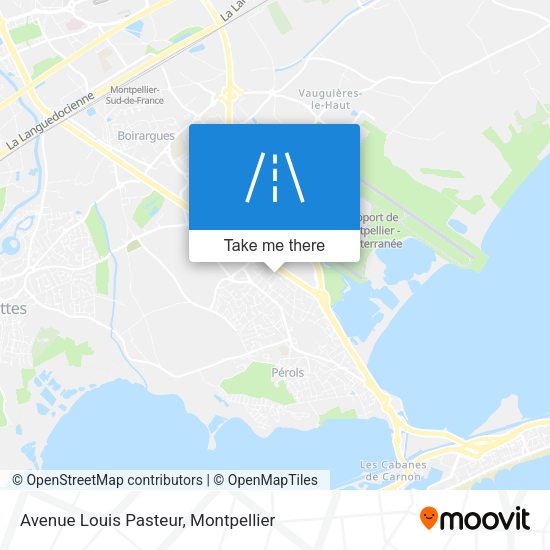 Avenue Louis Pasteur map