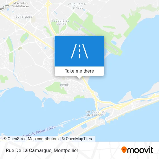 Rue De La Camargue map