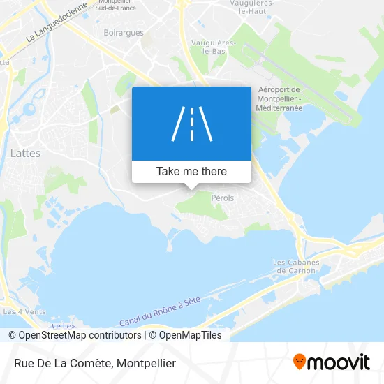 Rue De La Comète map