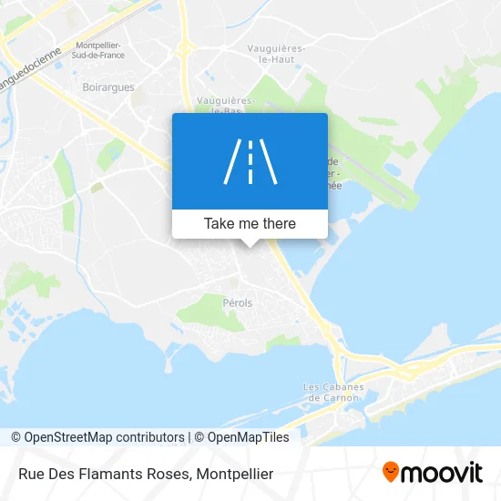 Rue Des Flamants Roses map