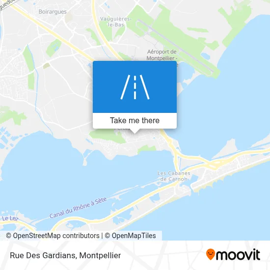 Rue Des Gardians map