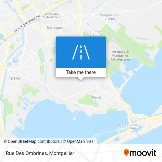 Rue Des Ombrines map