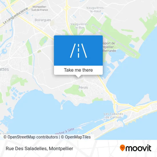 Rue Des Saladelles map