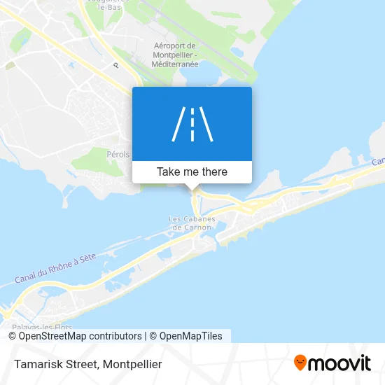 Rue Des Tamaris map