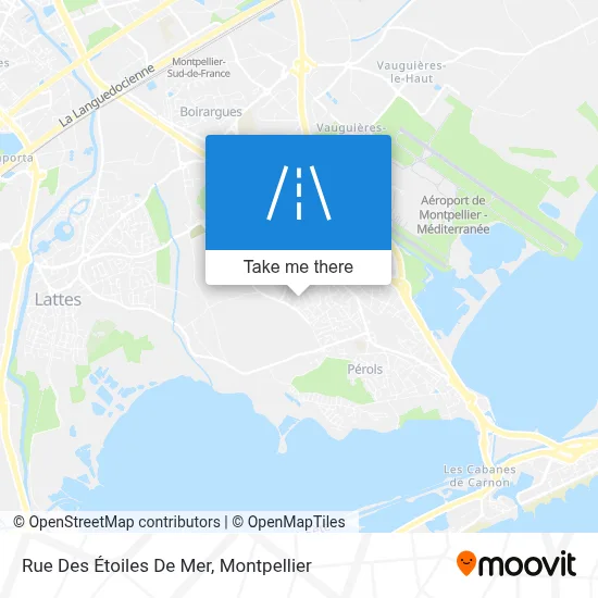 Rue Des Étoiles De Mer map