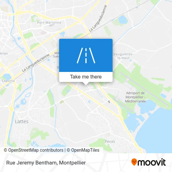 Rue Jeremy Bentham map