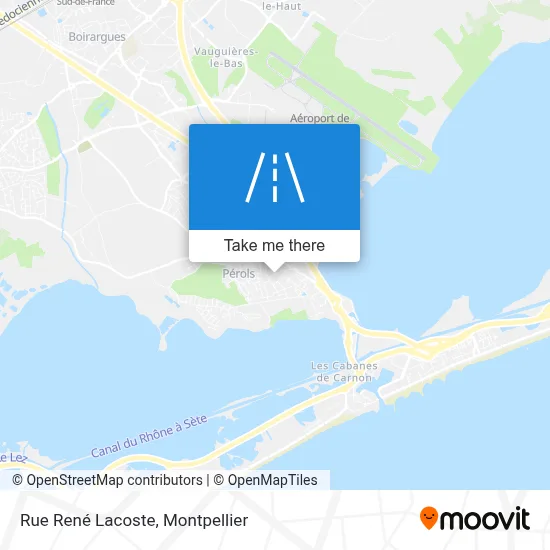 Rue René Lacoste map