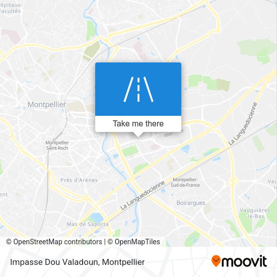 Impasse Dou Valadoun map