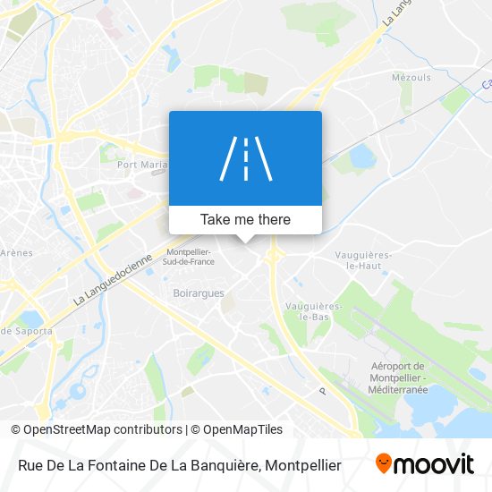 Mapa Rue De La Fontaine De La Banquière