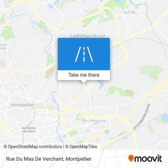 Rue Du Mas De Verchant map