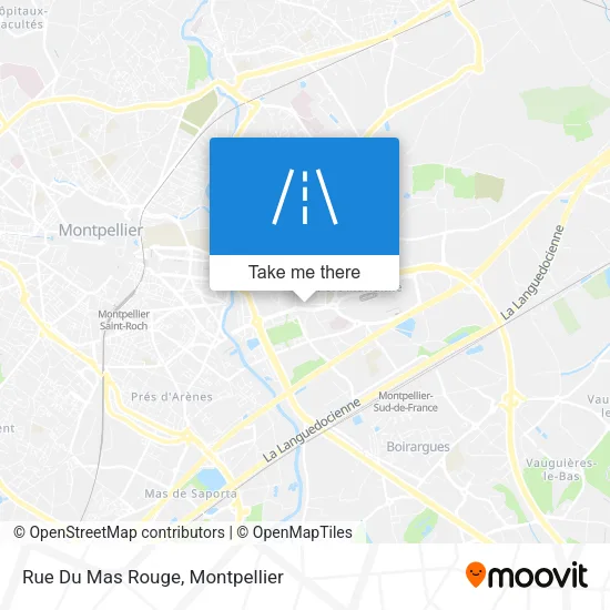 Rue Du Mas Rouge map
