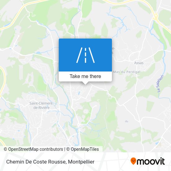 Chemin De Coste Rousse map