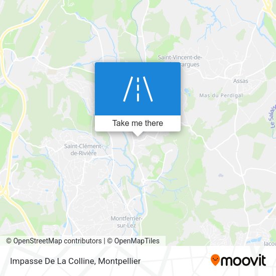 Impasse De La Colline map