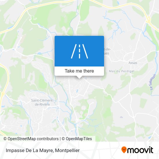 Impasse De La Mayre map