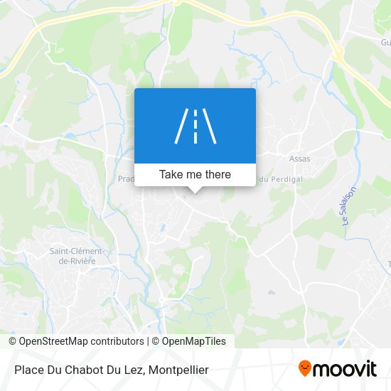 Place Du Chabot Du Lez map