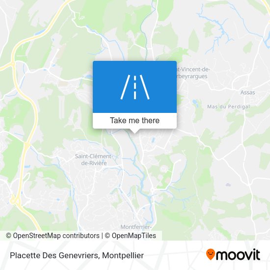 Placette Des Genevriers map