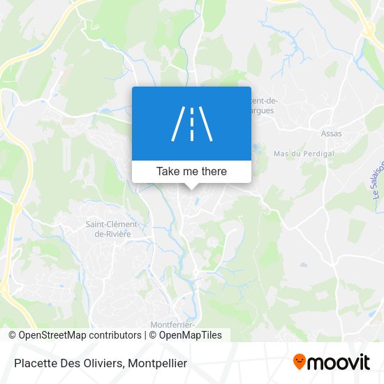 Placette Des Oliviers map