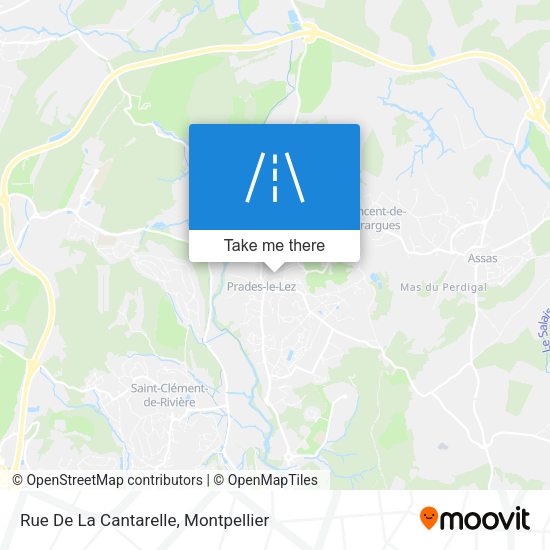 Rue De La Cantarelle map