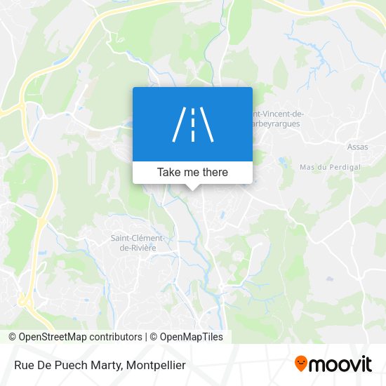Rue De Puech Marty map