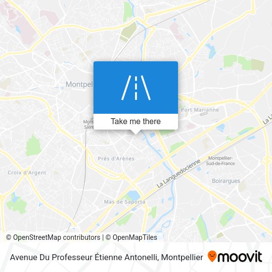 Avenue Du Professeur Étienne Antonelli map