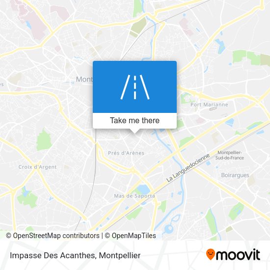 Impasse Des Acanthes map