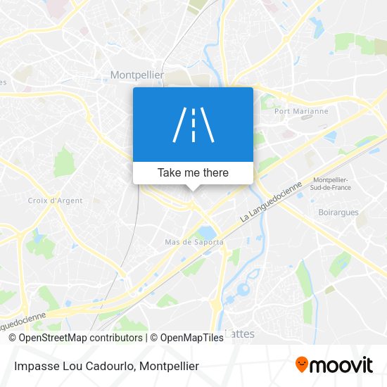 Impasse Lou Cadourlo map