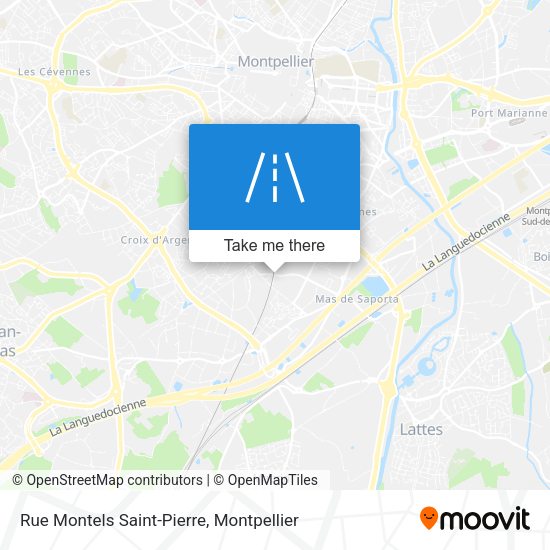 Rue Montels Saint-Pierre map