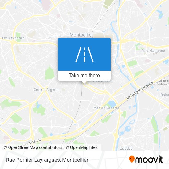 Rue Pomier Layrargues map
