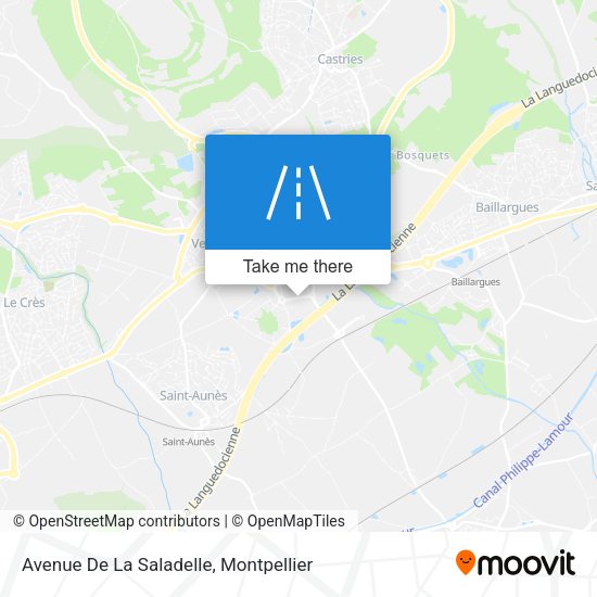 Avenue De La Saladelle map