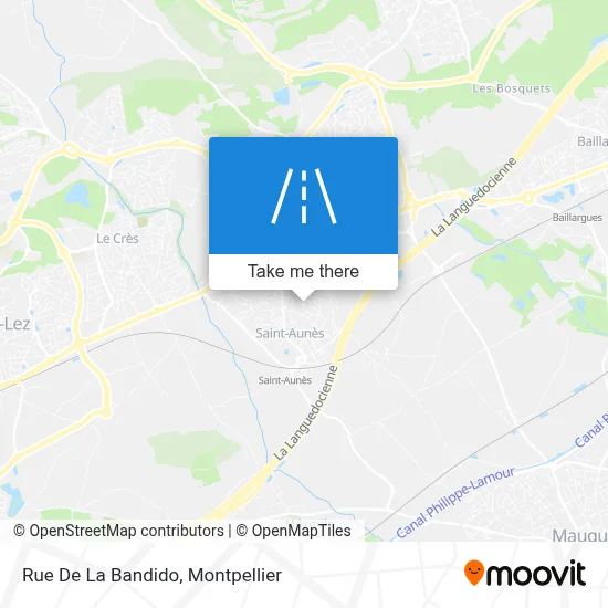 Rue De La Bandido map