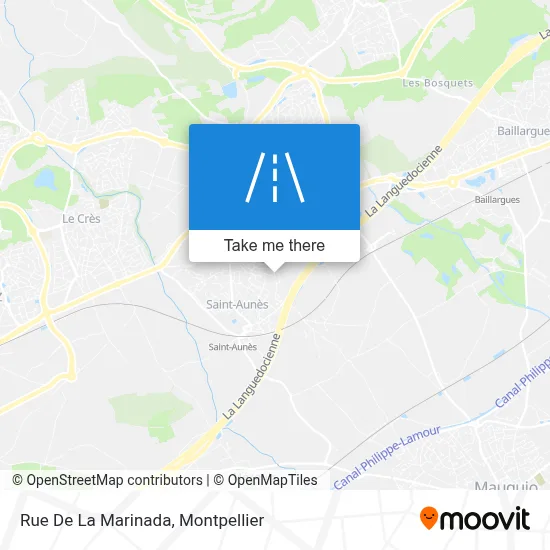 Rue De La Marinada map